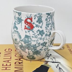 Anthropologie Cup Letter "S" Monogram Initial Mug C18